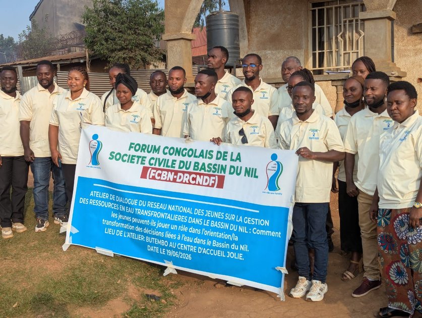 Nord-Kivu : à Butembo, la jeunesse prend le Nil à bras-le-corps, et le réseau des jeunes du bassin du Nil voit le jour, sous la bannière « One Nile, One Family »