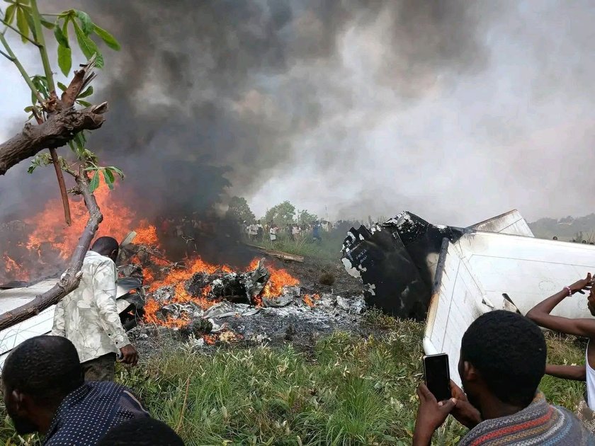 RDC : crash d'un avion militaire à Kenge, deux hauts magistrats de l'armée et 14 autres personnes tués
