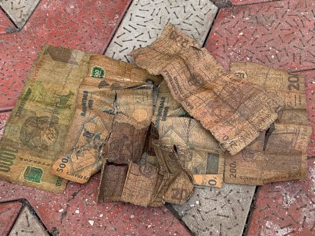 GOMA : les billets de franc congolais usés et déchirés de plus en plus refusés dans les transactions