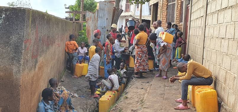 Bukavu : les habitants du quartier Chaï réclament le rétablissement de la desserte en eau potable