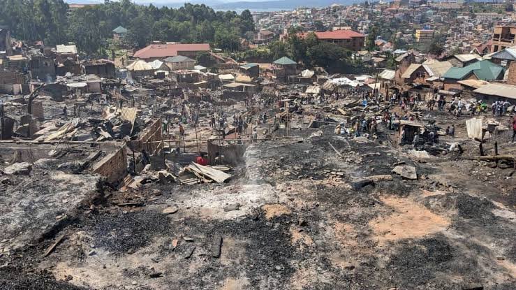 Bukavu : une série d'incendies fait deux morts et plus de 200 ménages sinistrés, des voix appellent à renforcer la prévention