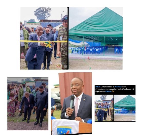 RDC : l’inauguration d’un encart d’audience à la Prison de Makala provoque la polémique, Angelus Musumba fustige les priorités du ministre de la Justice
