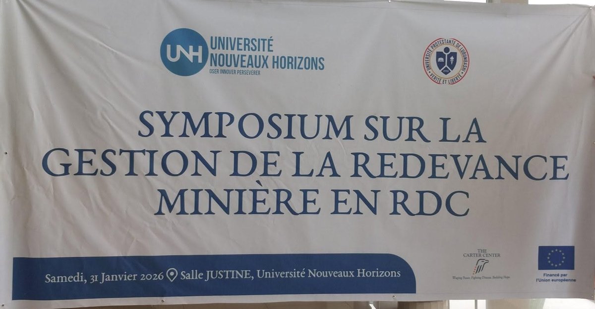 Lubumbashi : le Centre Carter et l’Université Nouveaux Horizons publient une revue sur la redevance minière