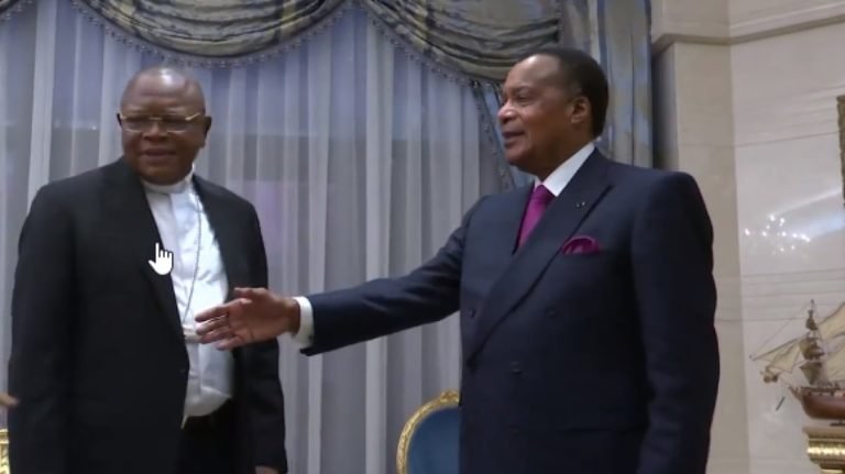 Brazzaville : Denis Sassou N'Guesso et le cardinal Fridolin Ambongo échangent sur la situation politique en RDC