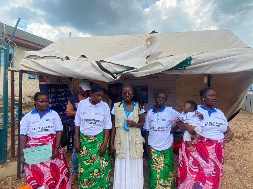 Beni : cinq nouveaux guéris d'Ebola sortent des centres de traitement, dont deux nourrissons