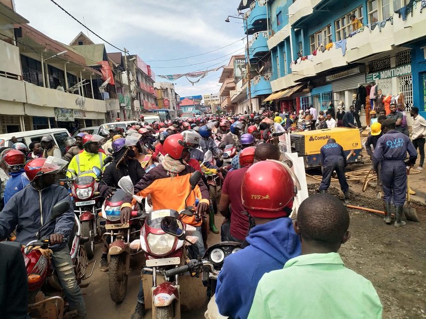 Bukavu : les embouteillages entre la Brasserie et la place de l’Indépendance exaspèrent les usagers