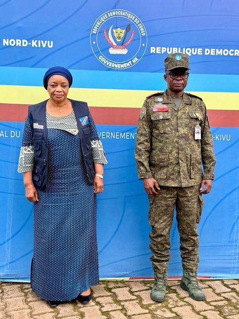 Nord-Kivu : la ministre Ève Bazaiba arrive à Beni pour une mission humanitaire en faveur des déplacés