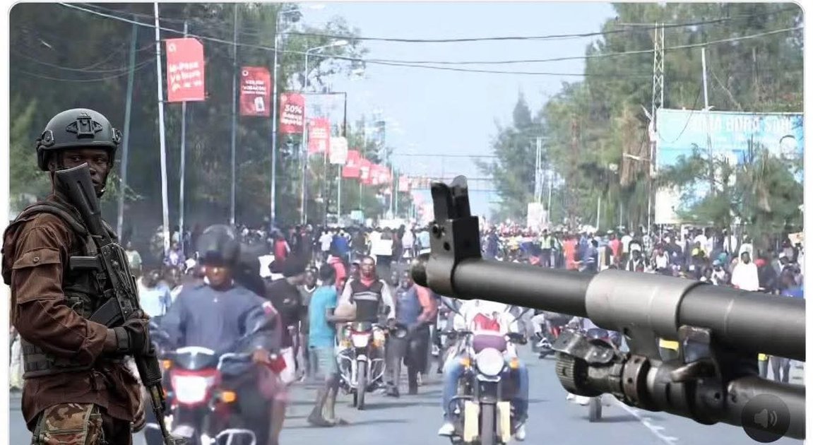 GOMA : MANIFESTATION CONTRE LES VIOLENCES VISANT LES CIVILS