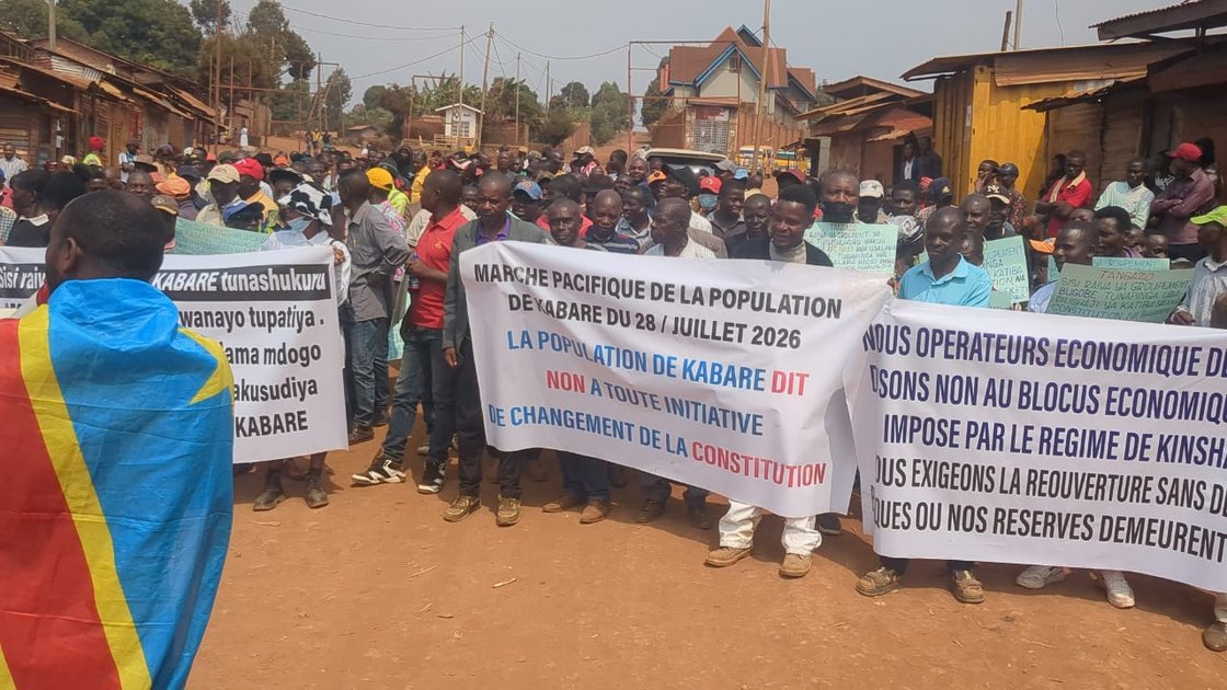 Kabare : les forces vives exigent la reprise des activités bancaires et appellent à un dialogue pour une paix durable