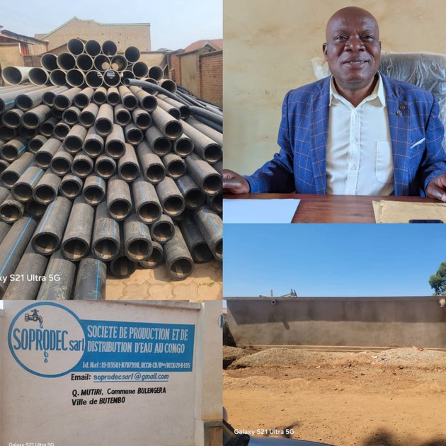 Butembo : plus de 10 000 ménages bientôt desservis en eau potable grâce au projet de la SOPRODEC