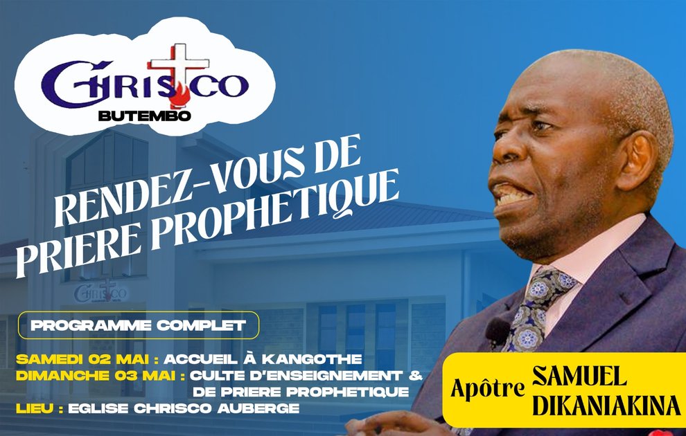 RDC : Butembo se prépare à accueillir l’apôtre Samuel Dikanakina pour un culte de grande mobilisation