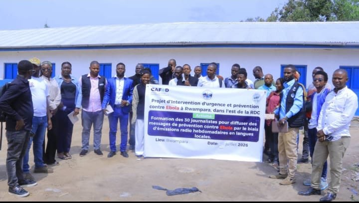 Kisangani : les journalistes outillés sur la maladie à virus Ebola pour renforcer la sensibilisation communautaire