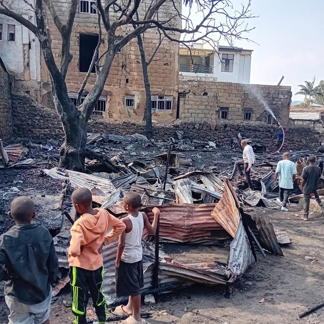 Goma : un incendie sème la panique dans le quartier Katoyi