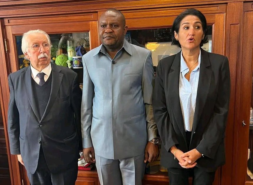 Lomami : en mission en Belgique, le gouverneur Iron-Van Kalombo Musoko multiplie les contacts avec les collectivités locales