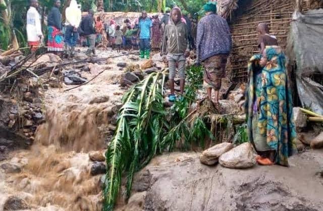 Sud-Kivu : de violentes pluies provoquent d'importants dégâts à Kamituga, plusieurs familles sinistrées