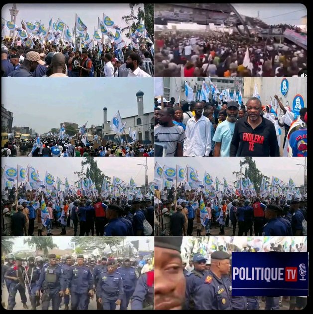 Kinshasa : la marche de l’opposition perturbée par des heurts avec les forces de l’ordre
