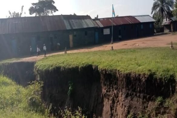Rutshuru : quatre établissements scolaires de Kiwanja menacés par l'érosion et les éboulements