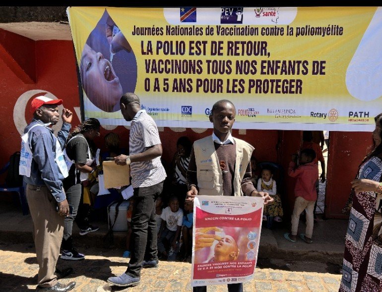 Sud-Kivu : la campagne de vaccination contre la poliomyélite, la rougeole et la rubéole reportée au 10 août