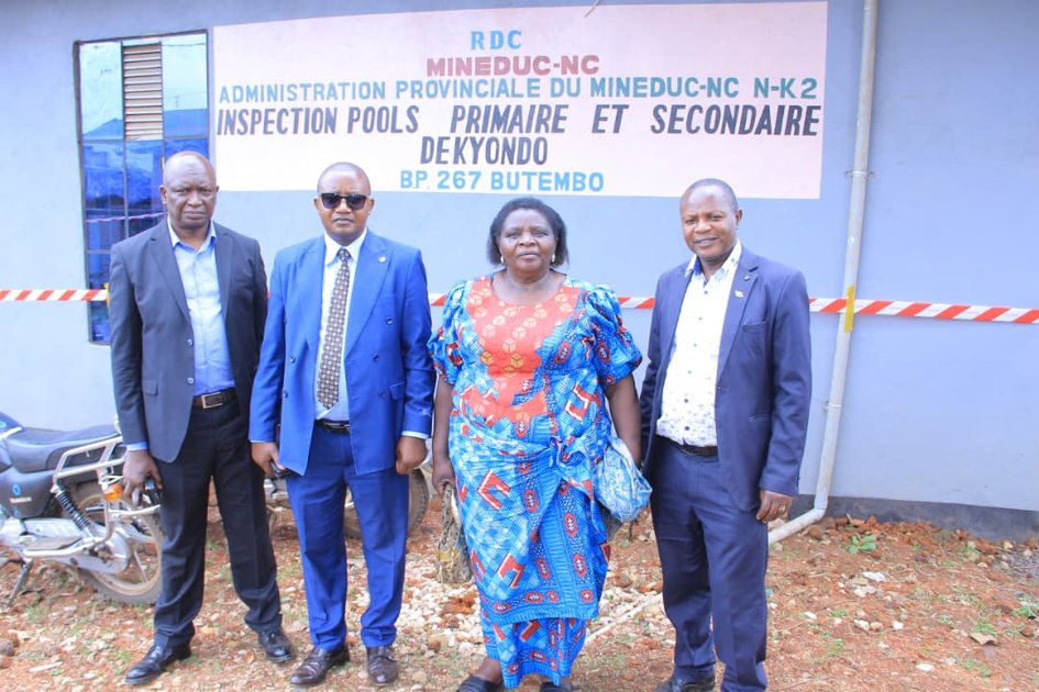 RDC : inauguration du bureau administratif de l’inspection des pools primaire et secondaire de Kyondo