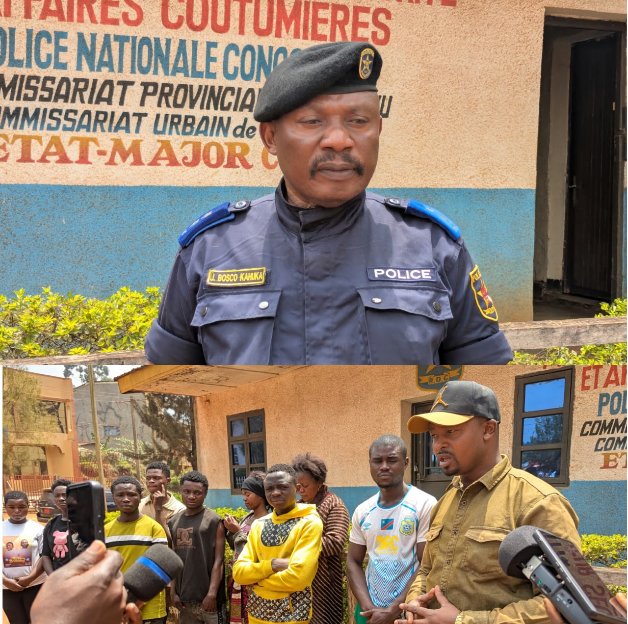 Butembo : la PNC se félicite des résultats des bouclages ciblés, après la libération d’une dizaine de personnes interpellées à Vighole