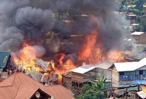Bukavu : plus de 47 maisons réduites en cendres dans un incendie à Panzi, plusieurs familles sans abri
