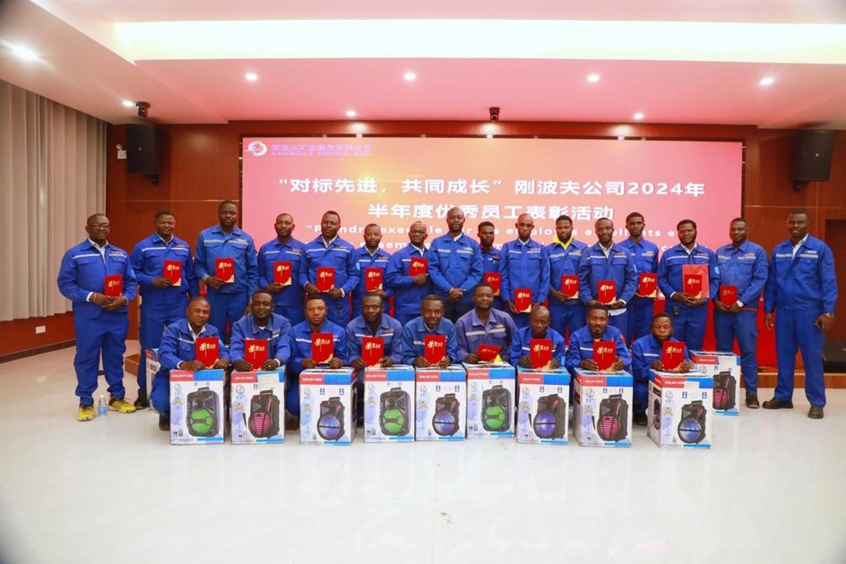 Haut-Katanga : Kambove Mining récompense 32 employés congolais pour leur engagement exemplaire