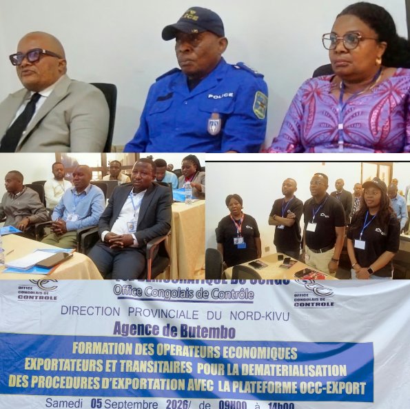 Butembo : l’OCC lance officiellement sa plateforme « occ-export » pour faciliter les opérations d’exportation