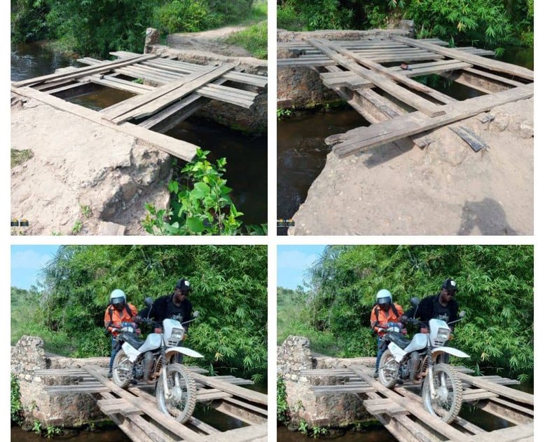 Lomami : à LUBAO, le pont Kafile se dégrade, les usagers appellent à une intervention urgente