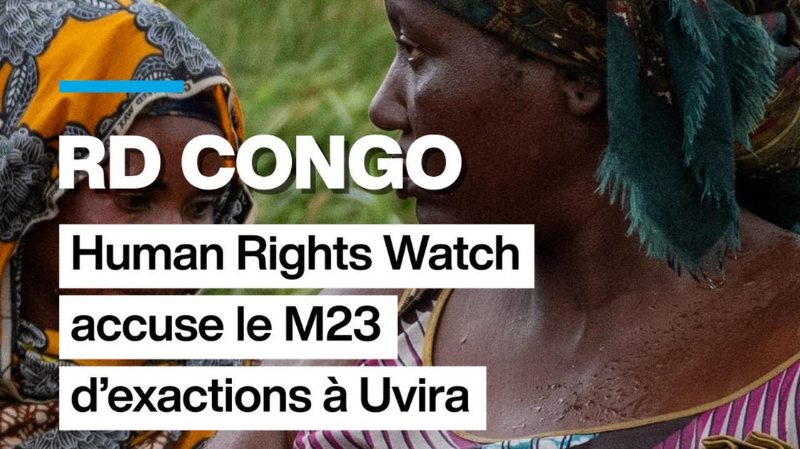 Nord-Kivu : l’ONG Human Rights Watch alerte sur de présumées violations des droits humains dans des sites de détention