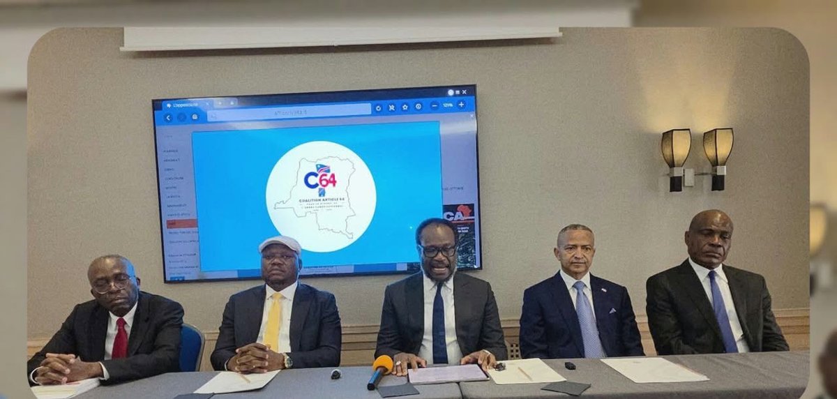 RDC : la coalition C64 rejette un troisième mandat et appelle à un dialogue national inclusif