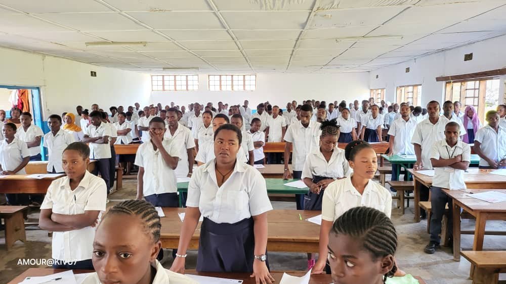 RUTSHURU : les finalistes saluent la gratuité de l’Examen d’État et les mesures sanitaires à Nyamilima