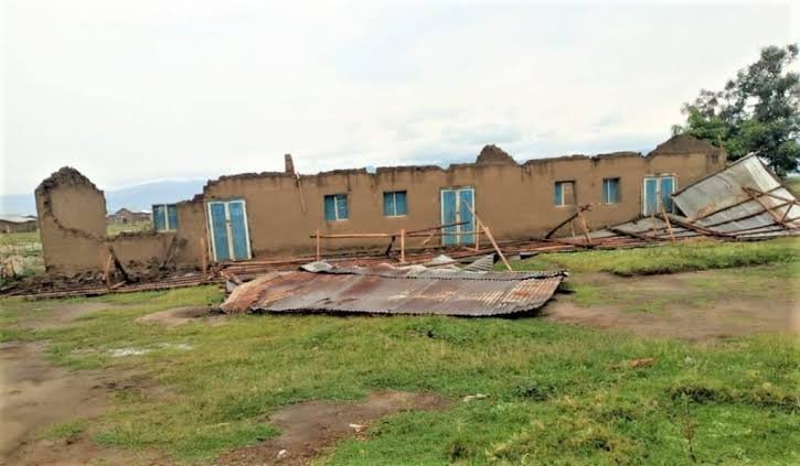 Rutshuru : une tempête endommage plusieurs salles de classe dans deux écoles à Rwahanga