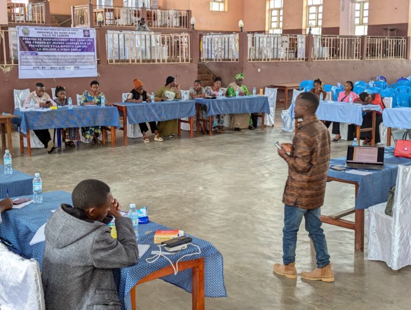 Butembo : la SOFEJEP renforce les capacités des femmes et des jeunes pour intensifier la riposte communautaire contre Ebola