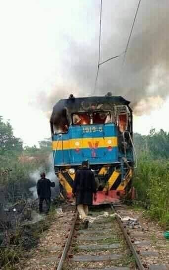 Maniema : l’incendie d’une locomotive de la SNCC relance le débat sur l’occupation anarchique des emprises ferroviaires à Kindu