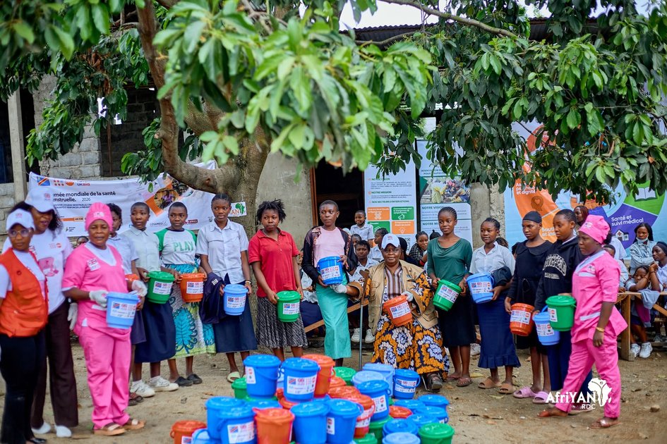 Nyiragongo : 50 élèves sensibilisées à l’hygiène menstruelle et à la prévention du cancer du sein