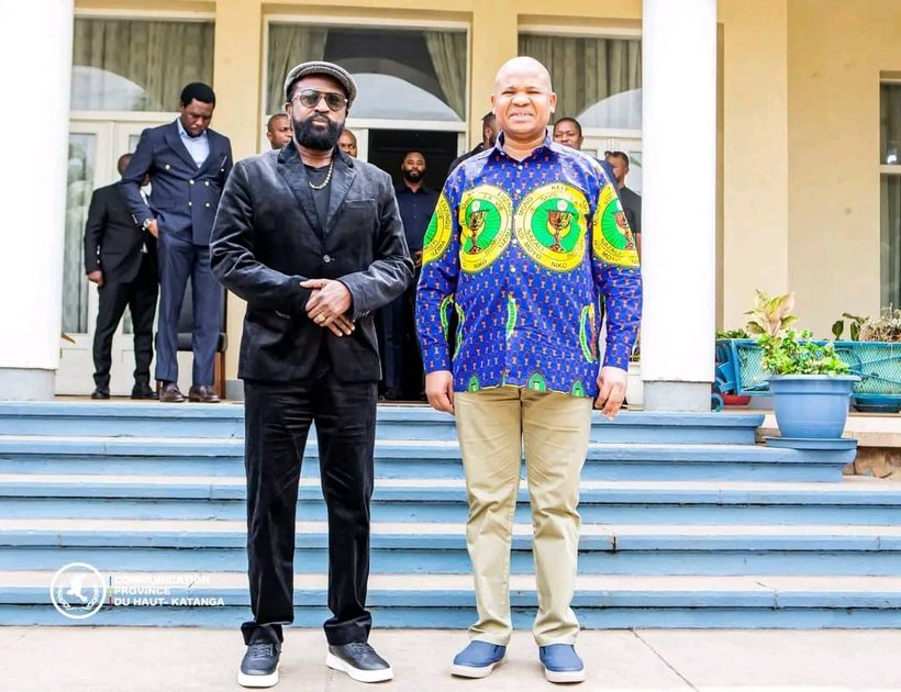Haut-Katanga : Werrason et l'apôtre Jean-Clément Diambilayi reçus par le gouverneur intérimaire Martin Kazembe