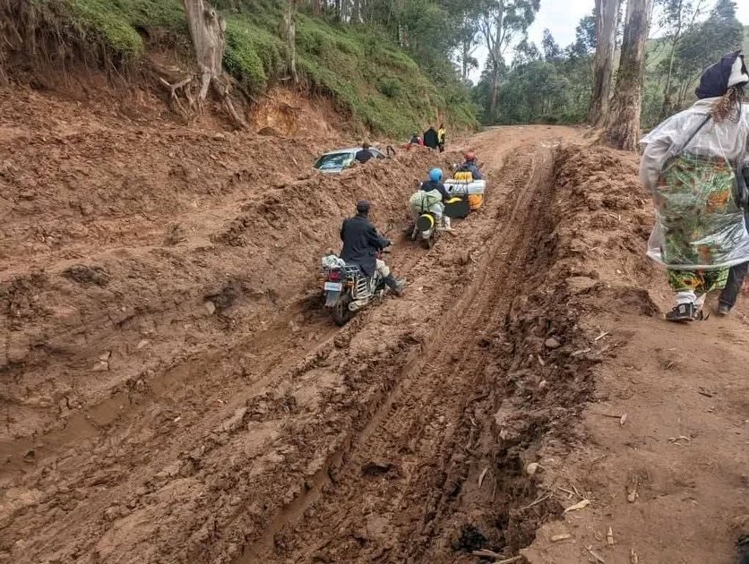 NORD-KIVU : LA ROUTE KITSOMBIRO–KIRUMBA (RN2) DEVIENT IMPRATICABLE.