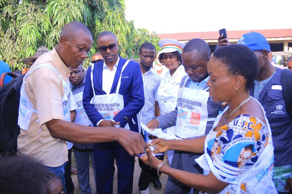 Lomami : plus de 965 000 enfants ciblés par la campagne de vaccination contre la poliomyélite
